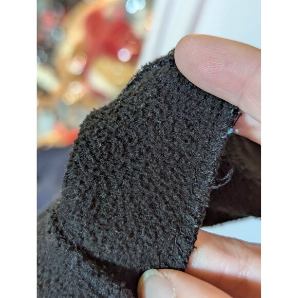 Bob Mackie Wearable Art Black Embroidered Housecoat Robe W/ Zip & Pink Heart Des - Picture 3 of 10